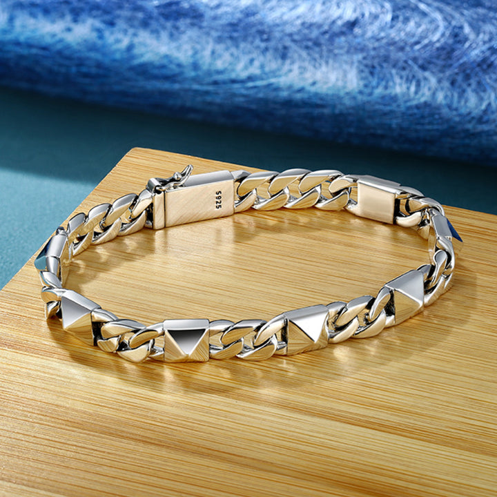 Wind Willow Nail Fashion Cuban Bracelet Hip Hop Street – Stylish Gifts — 1