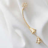Asymmetrical snowflake earrings – Practical Gifts — 2