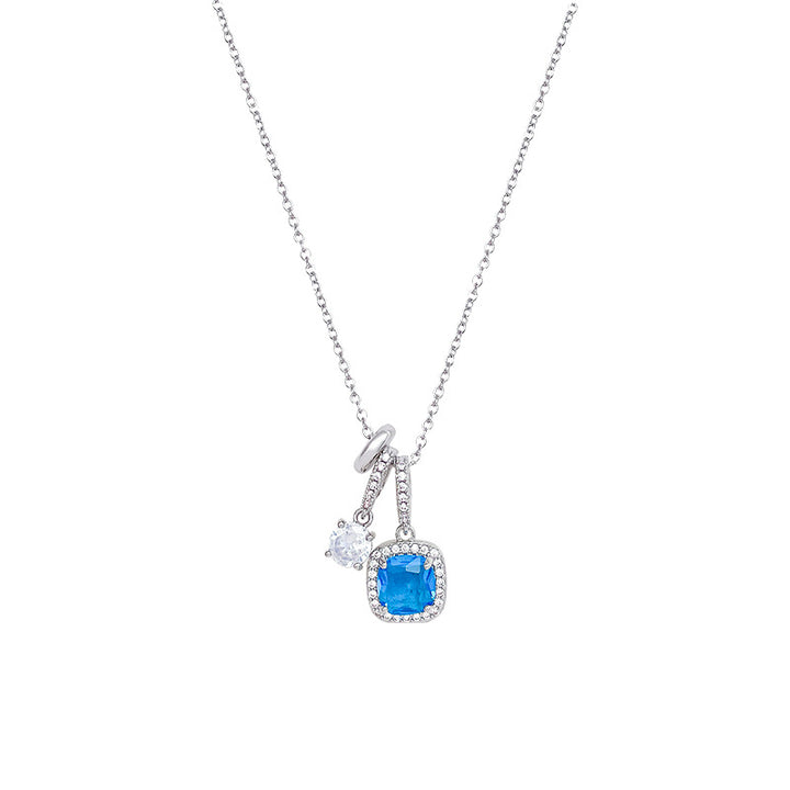 Women's Super Shiny Blue Zircon Necklace Niche – Jewelry Gift Ideas — 1
