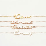 Women's Personalized Name 18k Gold Necklace – Jewelry Gift Ideas — 2
