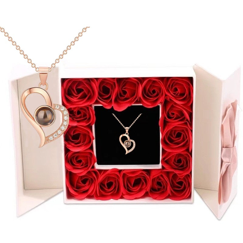 100 Languages I Love You Projection Necklace – Jewelry Gift Ideas — 6