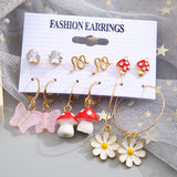 Fashion Creative Flower For Mushroom Earrings – Stylish Gifts — 3