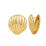 Exaggerated Ocean Shell Texture Earrings For Women – Gifts for Her — 2