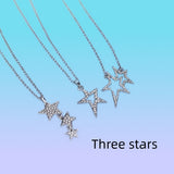 Sparkling Diamond Star Five Point Star Necklace – Jewelry Gift Ideas — 7