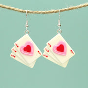 Fashion Love Poker Hat Eardrops – Stylish Gifts — 7