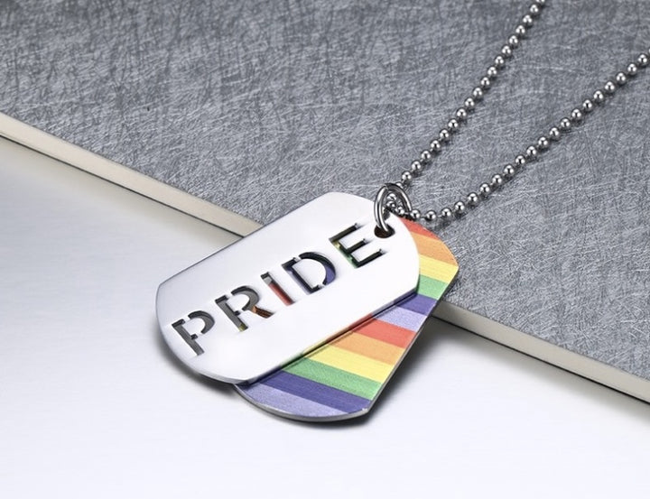 Lesbian Rainbow Lovers Pendant – Jewelry Gift Ideas — 1
