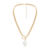 Single-Layer Chain Round Pendant Necklace Female – Jewelry Gift Ideas — 6