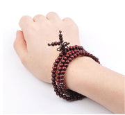 Sandalwood Buddhist Beads Wood Bracelet Women – Jewelry Gift Ideas — 2