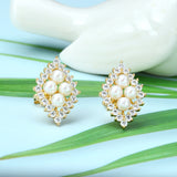 Women's Natural Pearl Earrings – Gifts for Her — 1