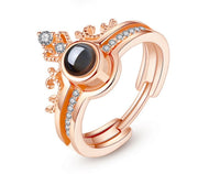 One hundred I love you ring projection crown – Gifts for Couples — 16