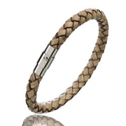 Leather rope woven bracelet – Jewelry Gift Ideas — 5