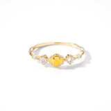 925 Silver Plated 14K Gold Female Ring – Gifts for Her — 5