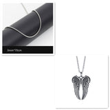 Men's Stainless Steel Angel Wings Pendant – Jewelry Gift Ideas — 8