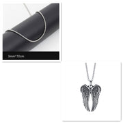 Men's Stainless Steel Angel Wings Pendant – Jewelry Gift Ideas — 8