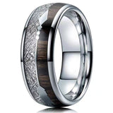 Titanium Steel Ring Velvet Black Sandalwood – Special Occasion Gifts — 7