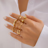 Niche Fashion Design Geometric Ring – Stylish Gifts — 7
