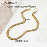 High Sense Gold Plated Stainless Steel Necklace – Jewelry Gift Ideas — 9