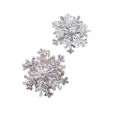 Rotating Double Layer Snowflake Ring Full Diamond Ring – Gifts for Her — 2