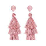 Long Elegant Tassel Earrings Diamond-embedded – Jewelry Gift Ideas — 10