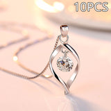 Zircon Twist Fashion Necklace Pendant – Jewelry Gift Ideas — 2