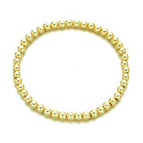 18k Plated Golden Balls Hematite Beaded Bracelet – Jewelry Gift Ideas — 7