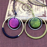 Rope double circle necklace – Jewelry Gift Ideas — 3