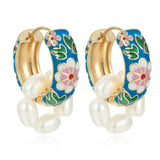 Alloy Printed Handmade Earrings Women's Creative – Gifts for Her — 4