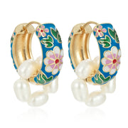 Alloy Printed Handmade Earrings Women's Creative – Gifts for Her — 4