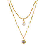 Simple All-match Copper Inlaid Zircon Two-layer – Jewelry Gift Ideas — 7