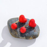Earrings Frosted Shell Beads Solid Color – Everyday Gifts — 5