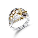 Designer Natural Wind Opening Adjustable Ring – Surprise Gifts — 4