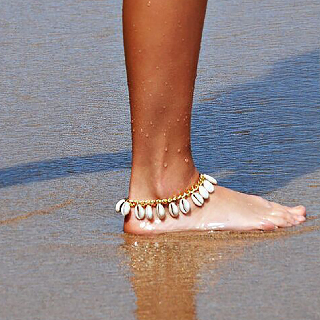Shell Pendant Anklet Ethnic Style Handmade – Stylish Gifts — 1