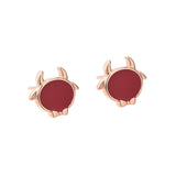 S925 Silver Cute Bull Earrings Natal Year – Useful Gifts — 5