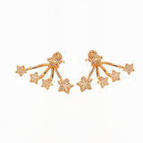 Delicate Bead-set Diamond Stud Earrings For Women – Gifts for Her — 5