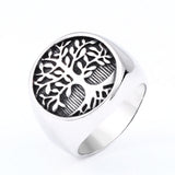 Titanium Steel Tree Of Life Ring Retro Fashion Man – Stylish Gifts — 2