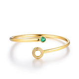 Fashion Emerald Women Bangle Street Bracelet – Stylish Gifts — 3