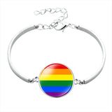 Rainbow Strip Time Gem Bracelet Alloy Bracelet – Jewelry Gift Ideas — 10