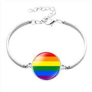 Rainbow Strip Time Gem Bracelet Alloy Bracelet – Jewelry Gift Ideas — 10