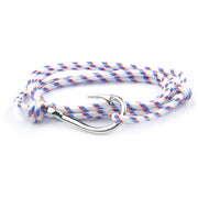 Fashion Anchor Fish Hook Bracelet Handmade Rope – Stylish Gifts — 2