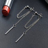 Vintage Long Earrings With Metal Texture Ears – Special Occasion Gifts — 1
