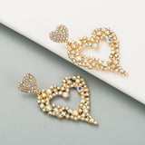 Geometric Heart Shaped Earrings Alloy – Special Occasion Gifts — 3