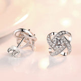 Sterling Silver Four-leaf Clover Earring Necklace – Jewelry Gift Ideas — 6