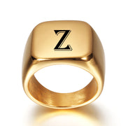 Stainless Steel Signet Blank Plain Ring Band High – Unique Gift Ideas — 3