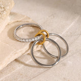 Twin High-grade Simple Bracelet Ring – Jewelry Gift Ideas — 6