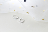 Round earrings, short flower – Everyday Gifts — 4