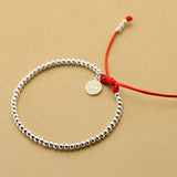 S925 sterling silver red rope bracelet – Jewelry Gift Ideas — 3
