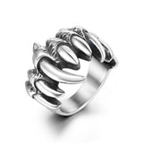 Vintage Titanium Steel Skull Personality Ring – Special Occasion Gifts — 5