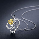 Sunflower Necklace S925 Sterling Silver – Jewelry Gift Ideas — 2