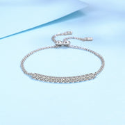 S925 Moissanite Silver Bracelet Female – Jewelry Gift Ideas — 7