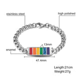 Colored men and women stainless steel bracelet – Jewelry Gift Ideas — 4